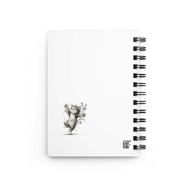 Sleepy Kitten Lined Journal product image (2)