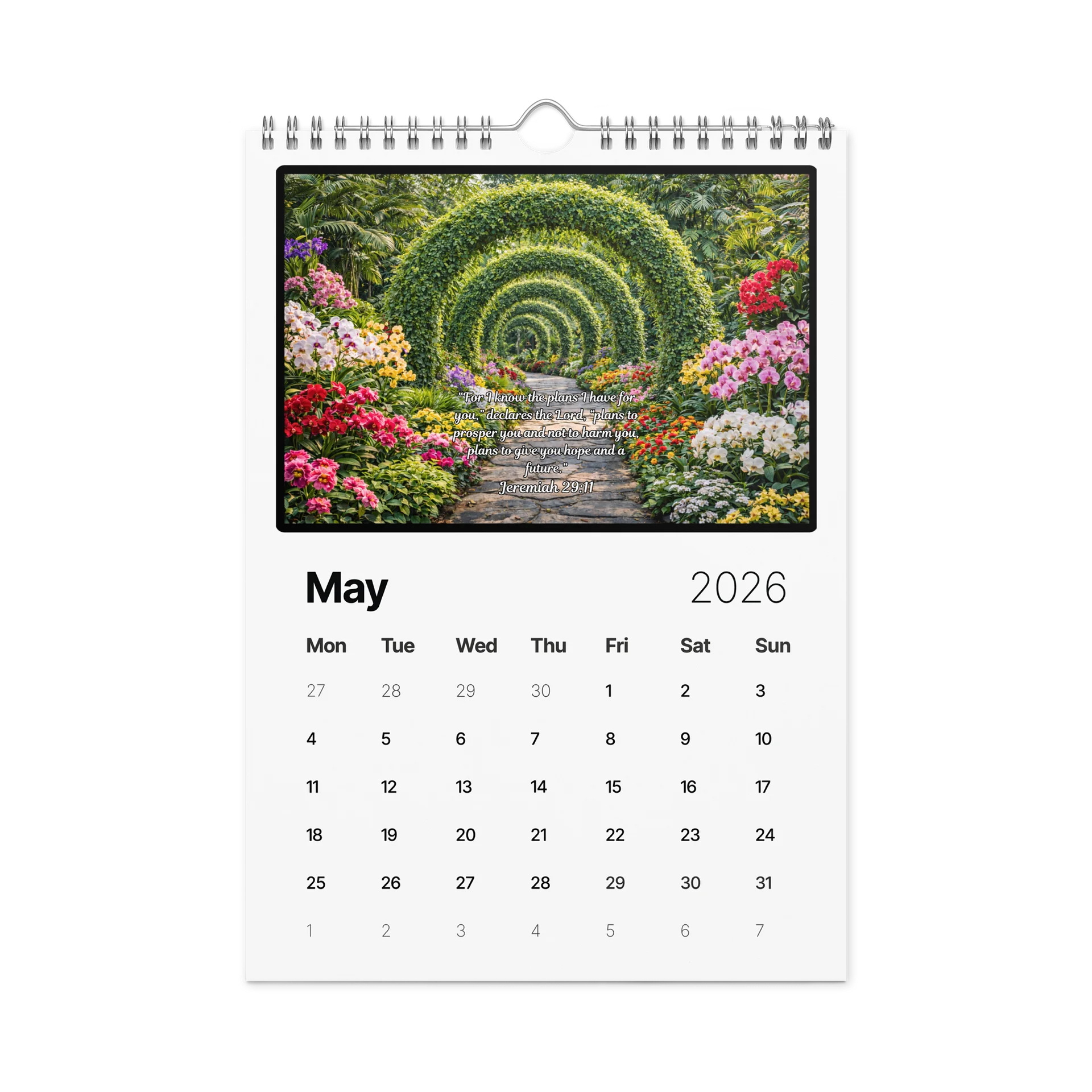 Gardens of Eden 2026 Wall Calendar product image (10)