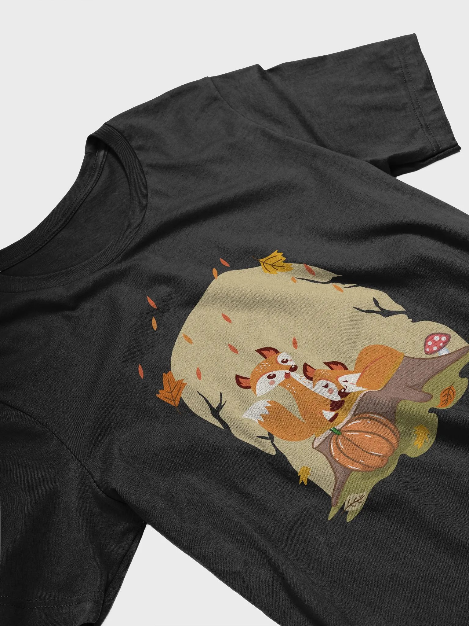 🦊 Autumn Fox T-Shirt | Cute Woodland Fall Shirt | Cozy Forest Animal Tee product image (15)