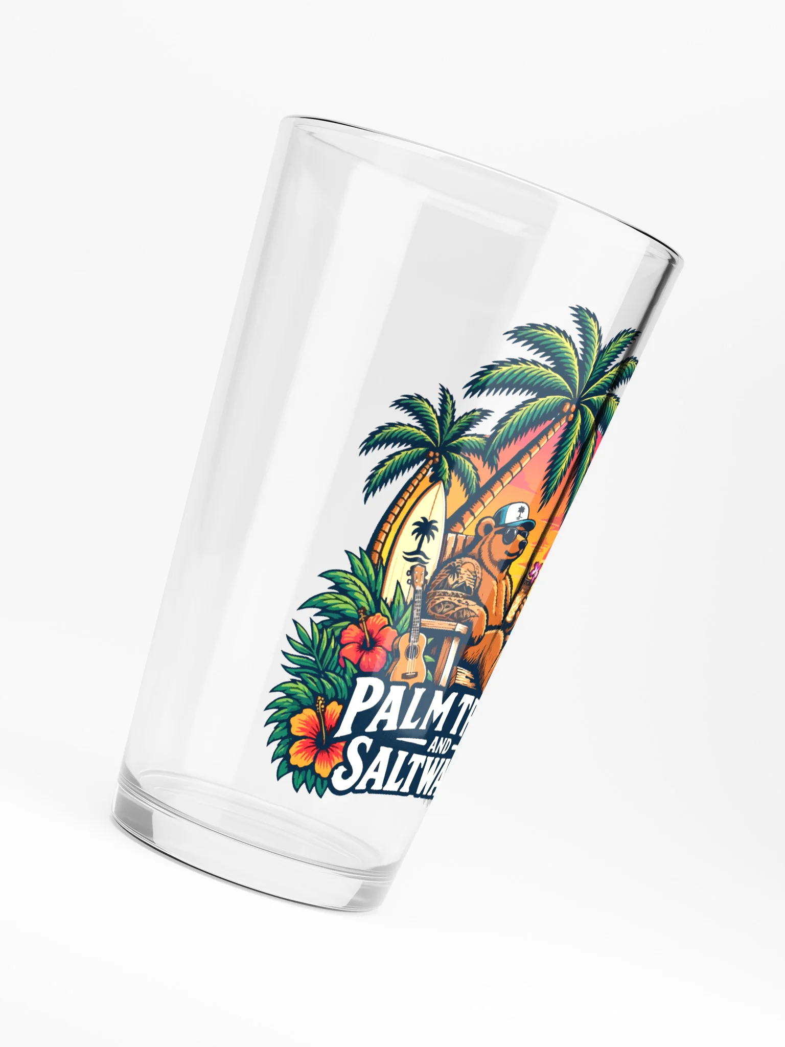 The Mai Tai Bear Pint Glass product image (6)