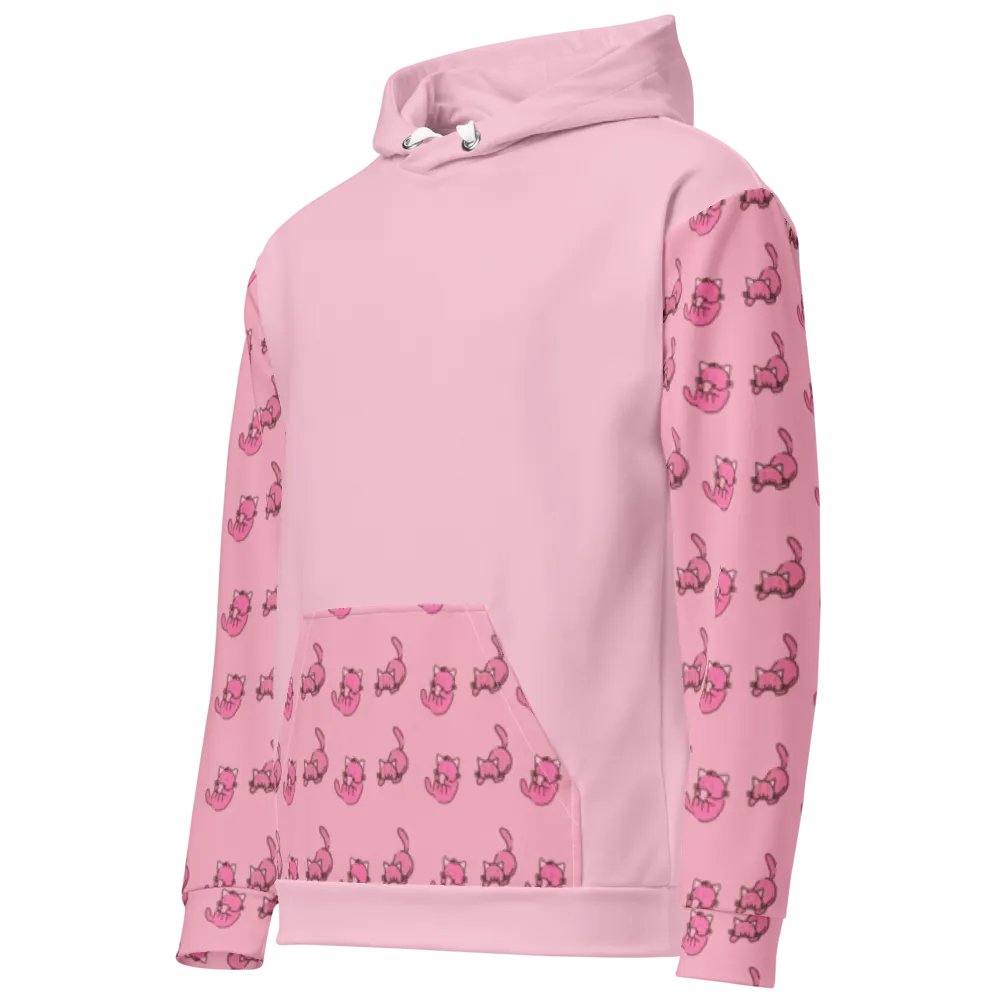 Pink Cat Paradise Hoodie product image (8)
