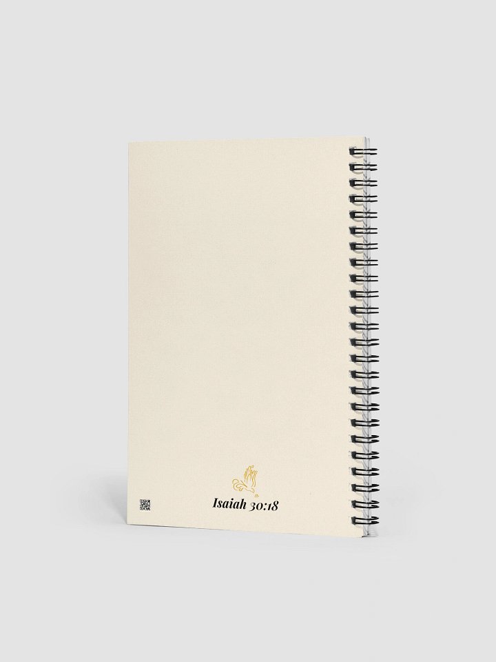 Grace in the Wilderness Spiral Notebook – Isaiah 30:18 (Soft Light) \| By Grace Capsule product image (2)