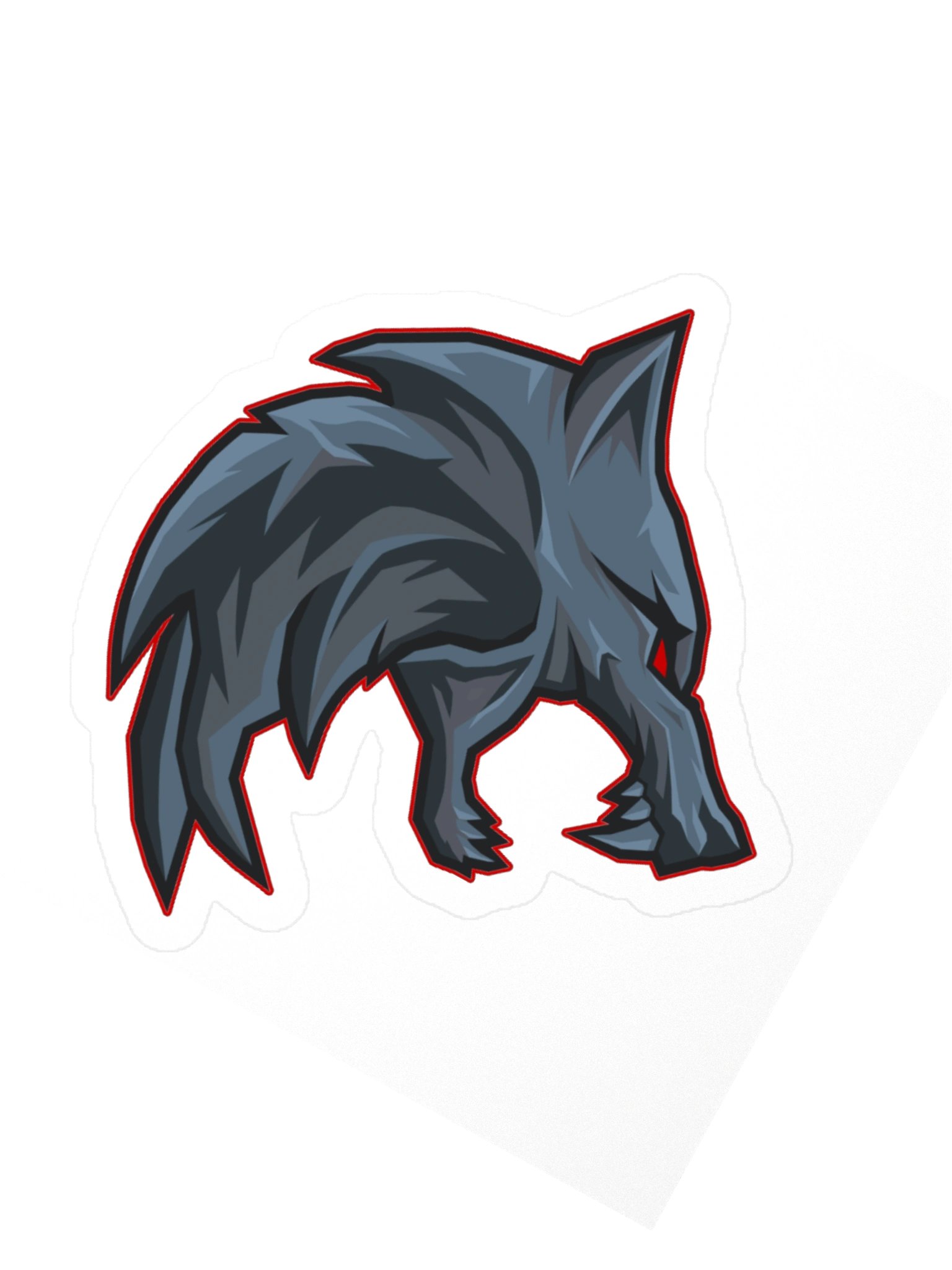 Black Watch Wolf Logo Sticker product image (2)