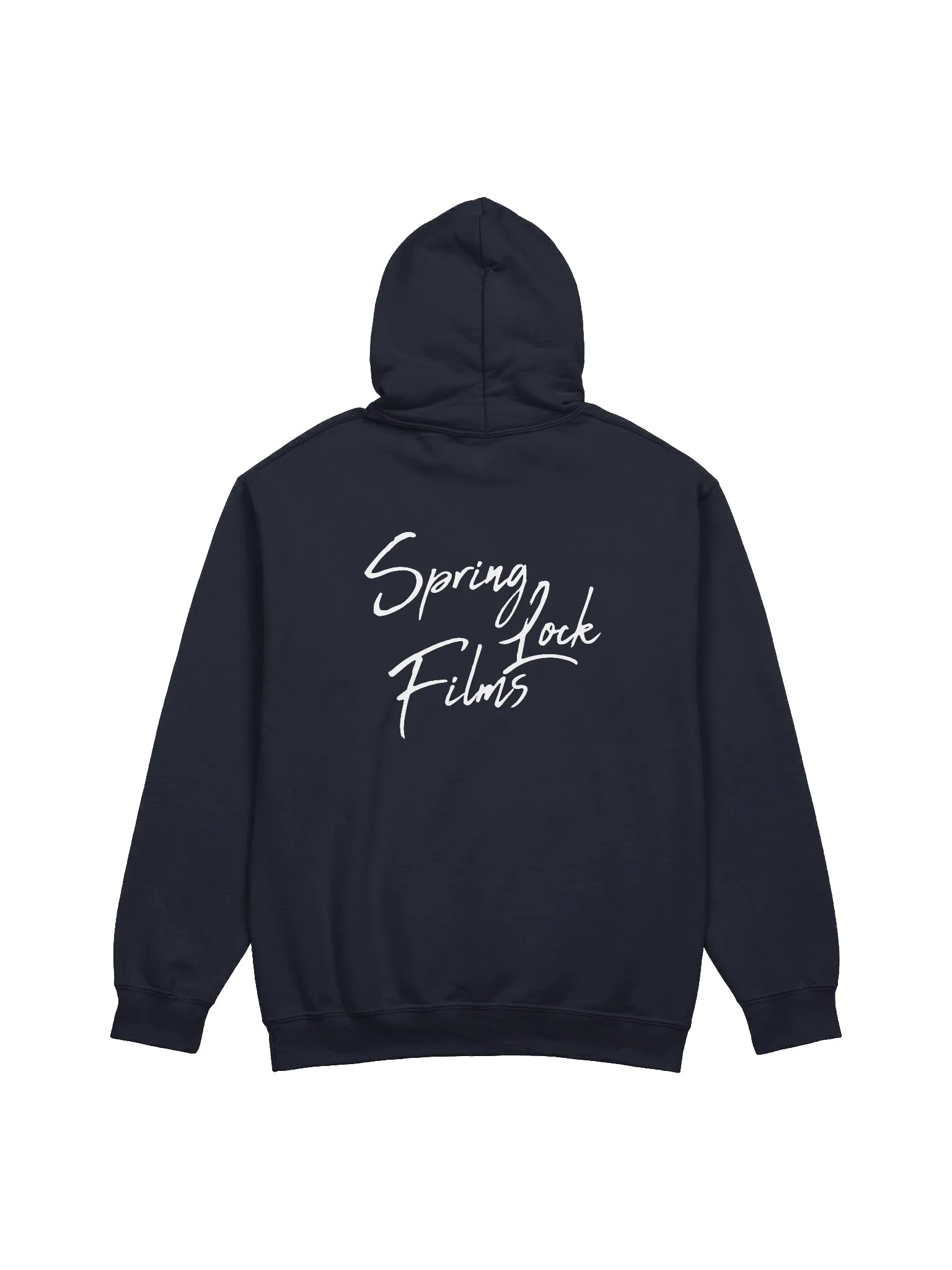 'Inspiring Creativity' (Spring-Lock Films) Graphic Cursive Hoodie - White Edition product image (2)
