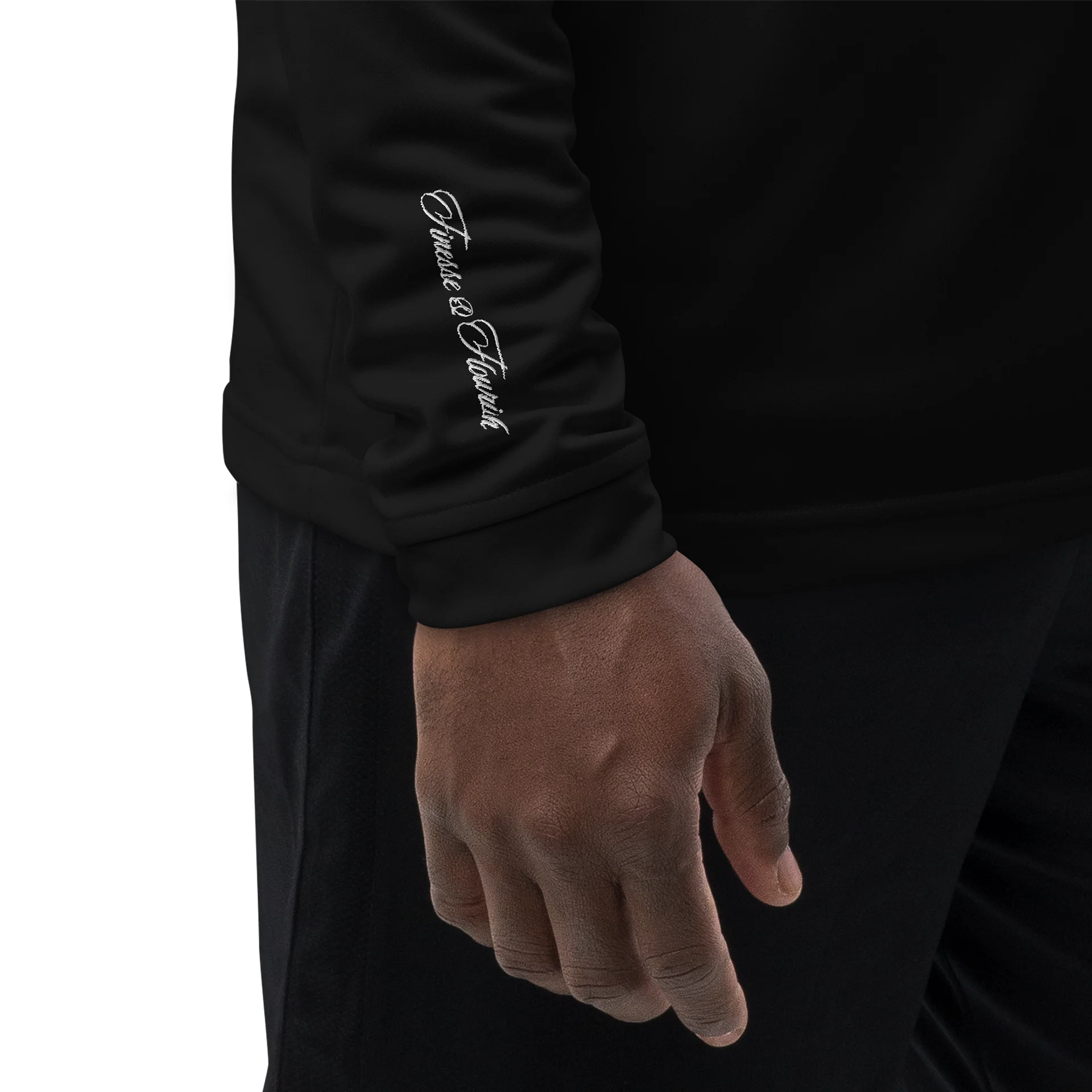 F&F Star x ADI Lightweight Quarter-Zip Pullover (WHT) product image (3)