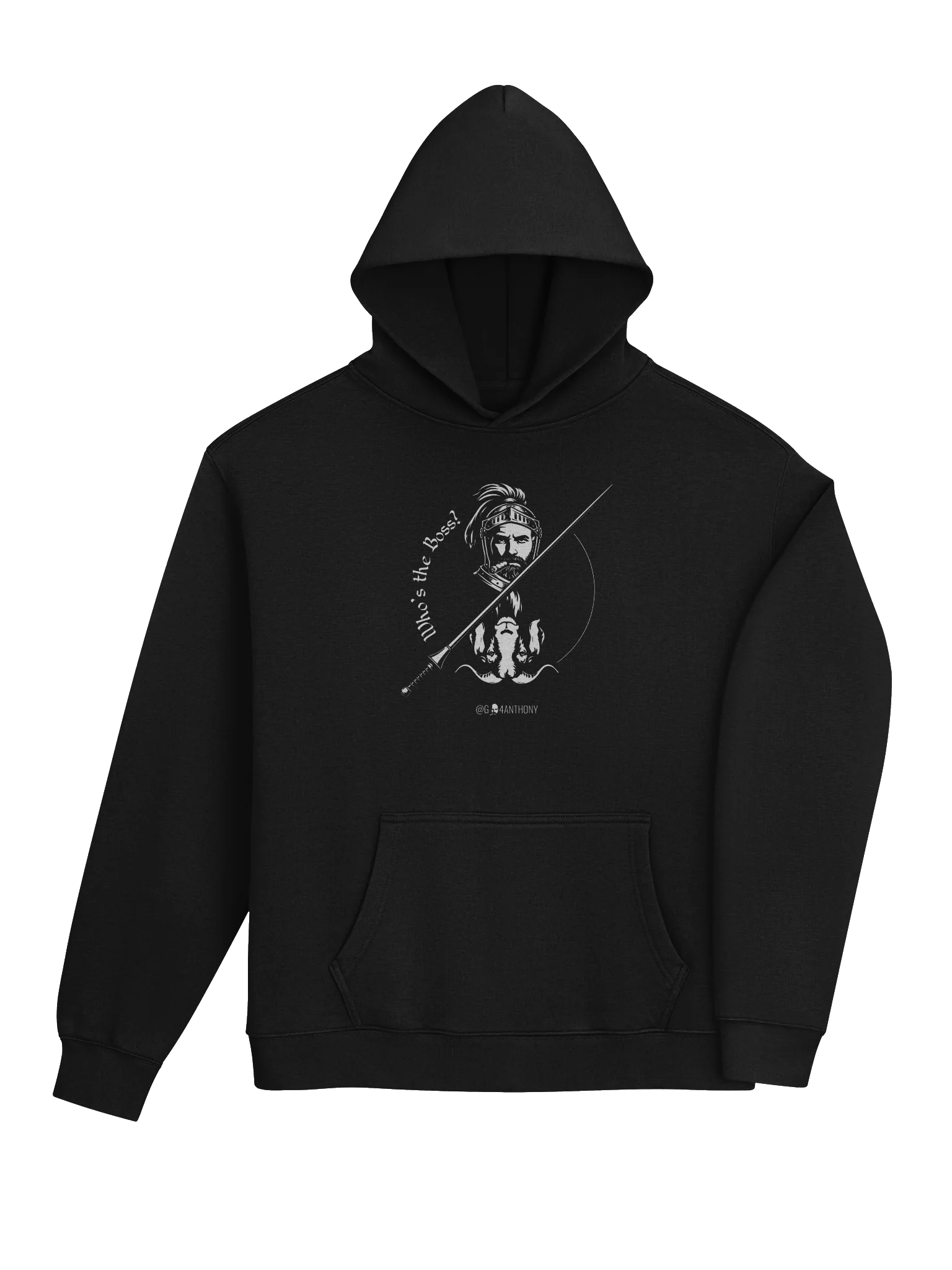 WHO’S THE BOSS? SPLIT CREST HOODIE product image (4)