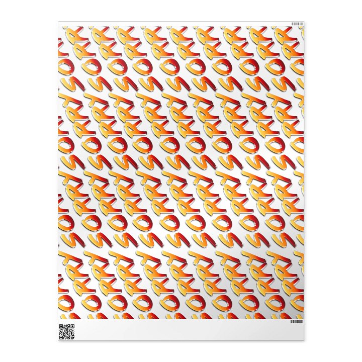 "SORRY" WRAPPING PAPER product image (2)
