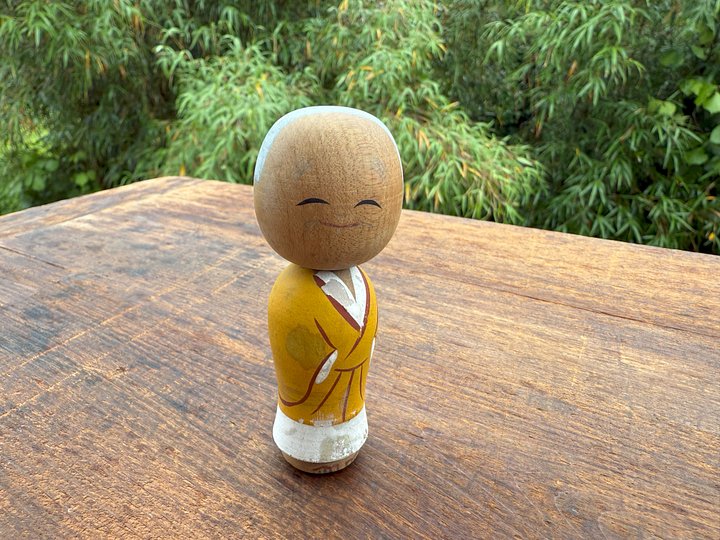 🎎 Buddhist Priest Kokeshi Doll – Japan Antique Roadshow product image (2)