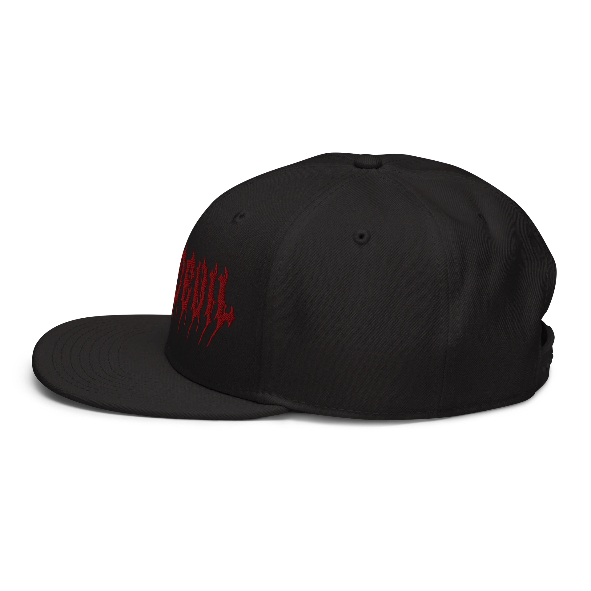 Wes Devil Embroidered Snapback Hat product image (12)