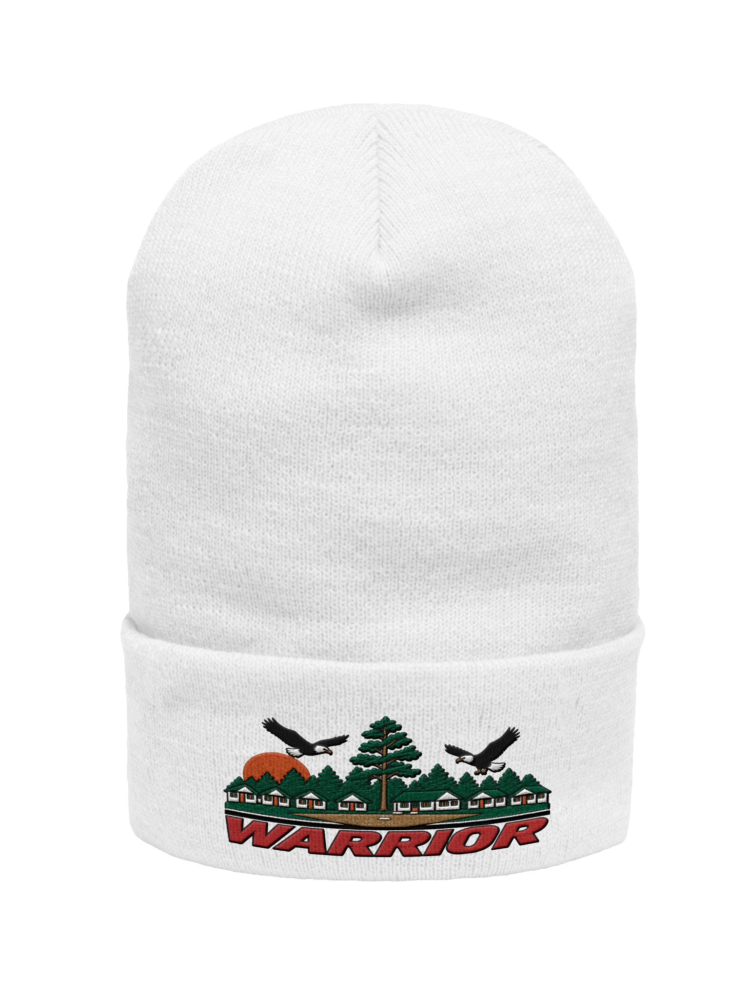 Warrior Long Beanie (White) product image (1)