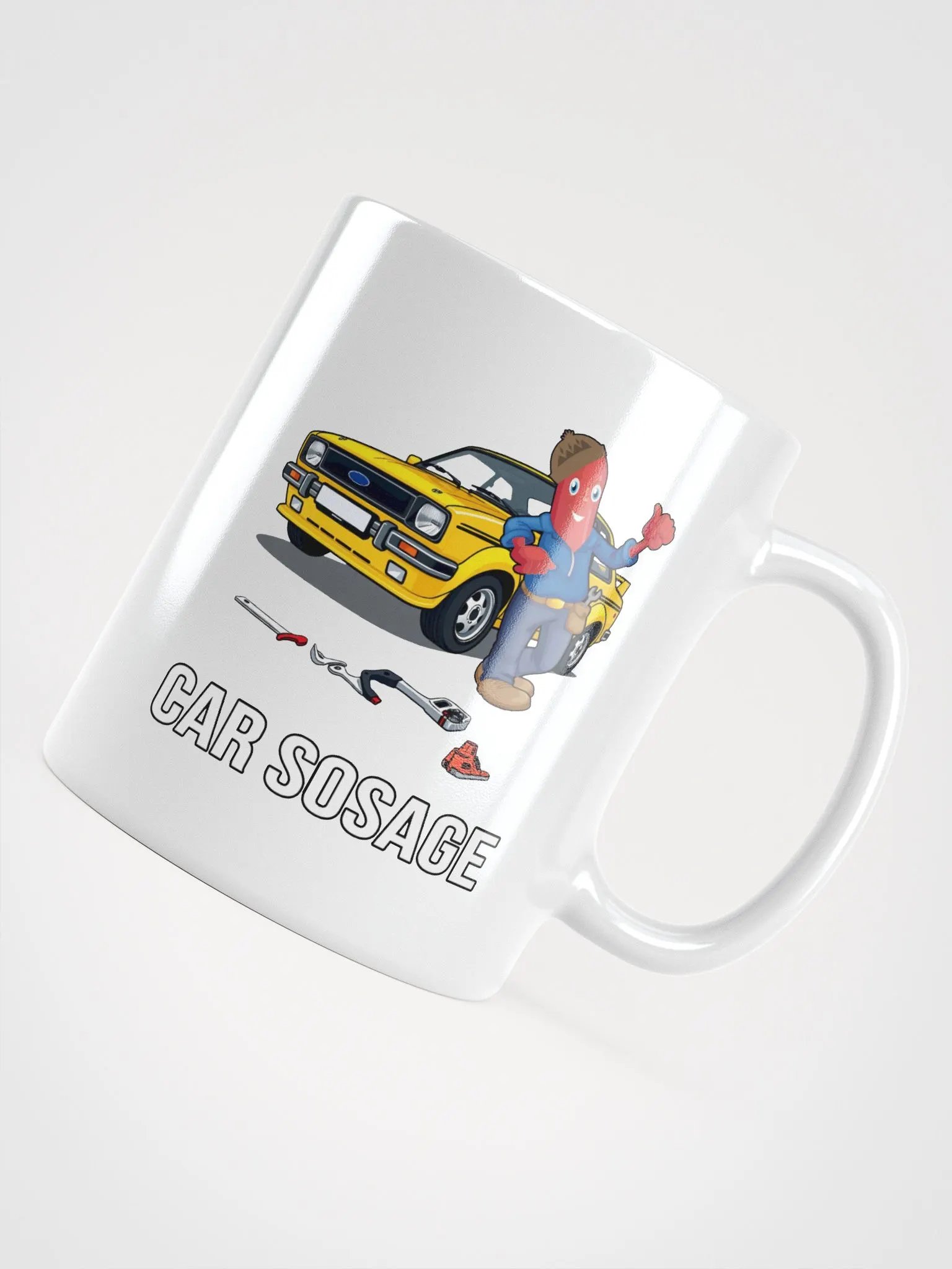 Car Sosage 1003 - White Glossy Mug product image (4)
