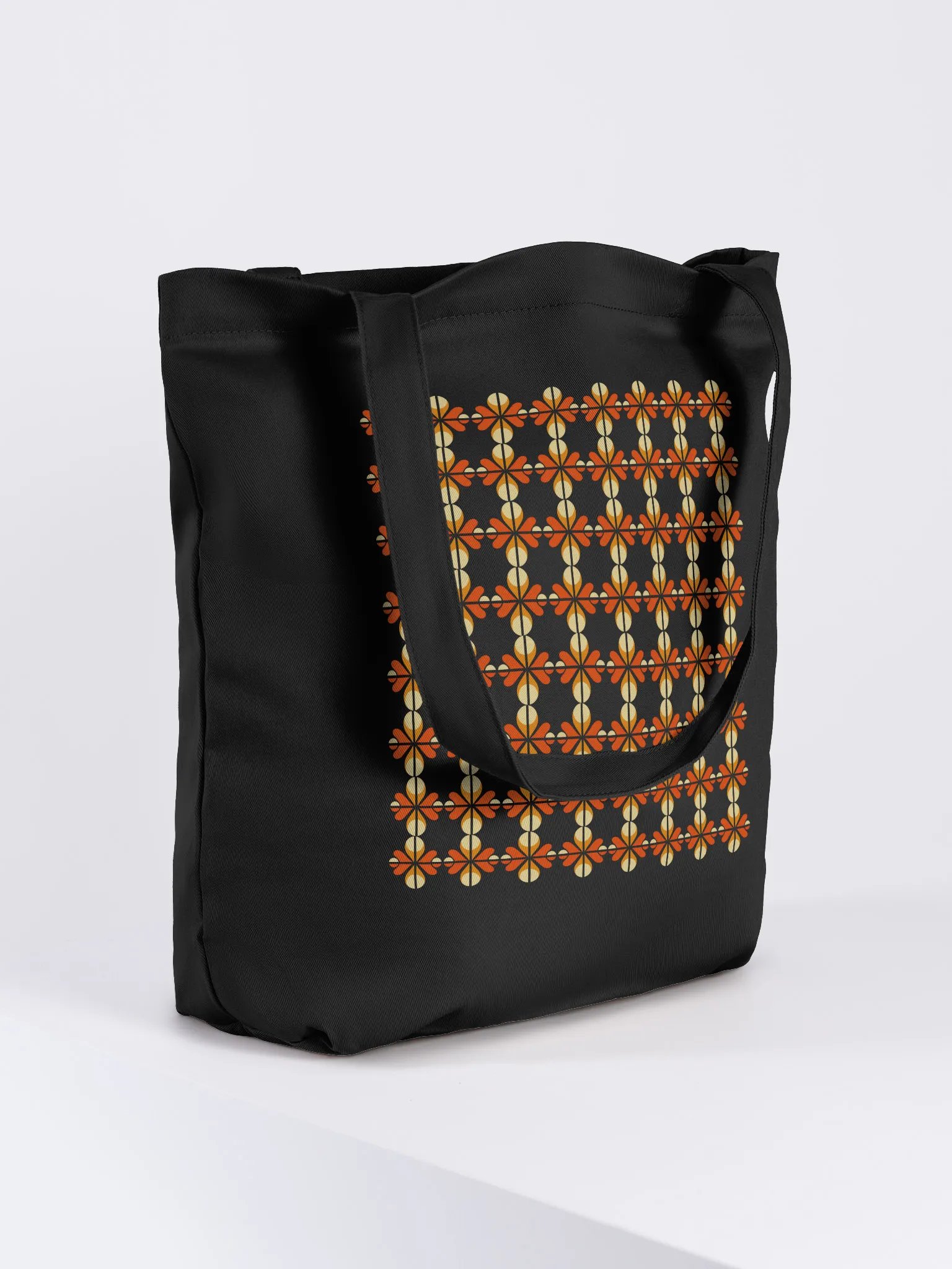 Geometric Floral Pattern Eco Tote product image (8)