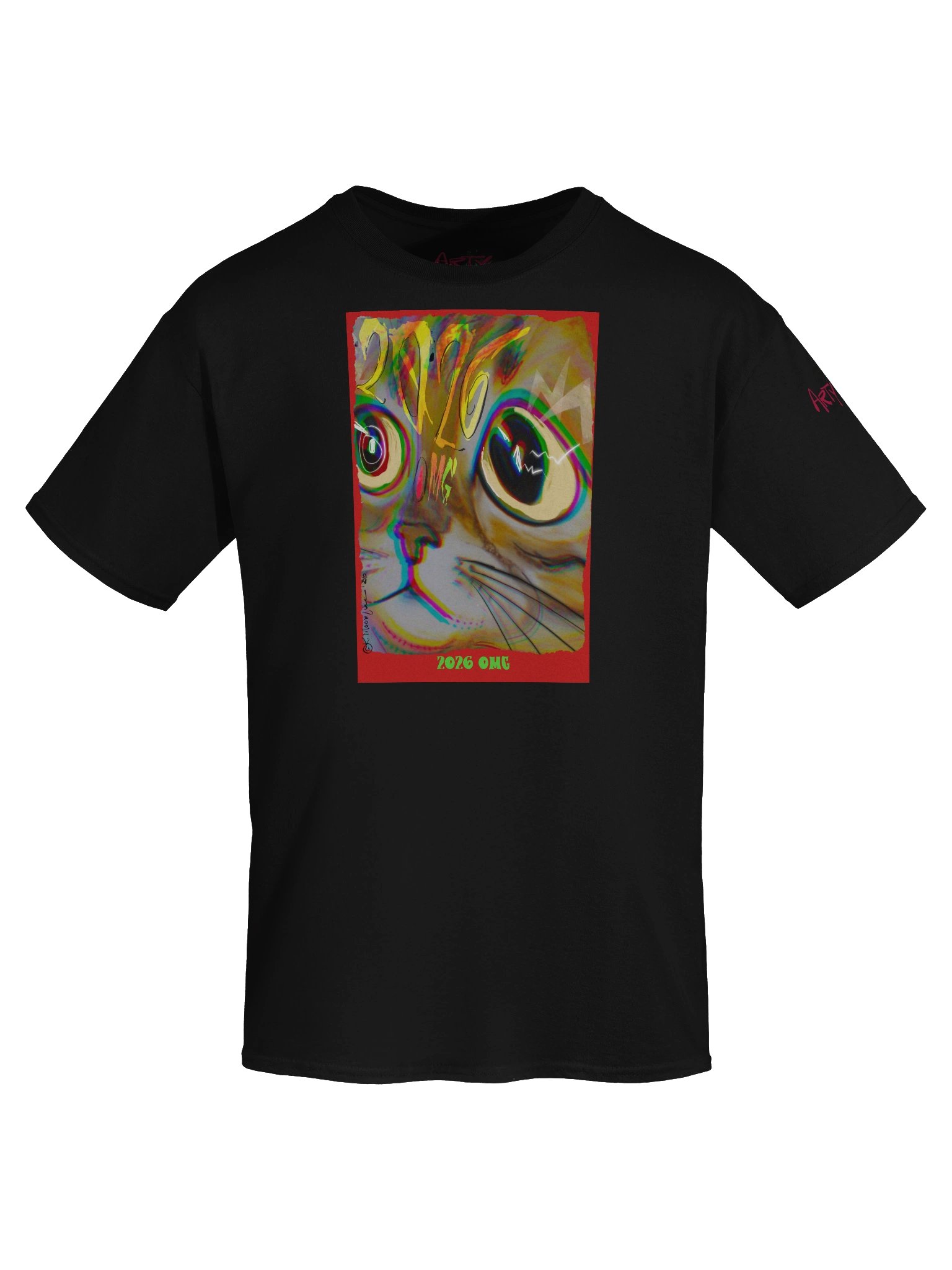 ArtyWear Tee of the Month - Jan '26 '2026 OMG' product image (1)