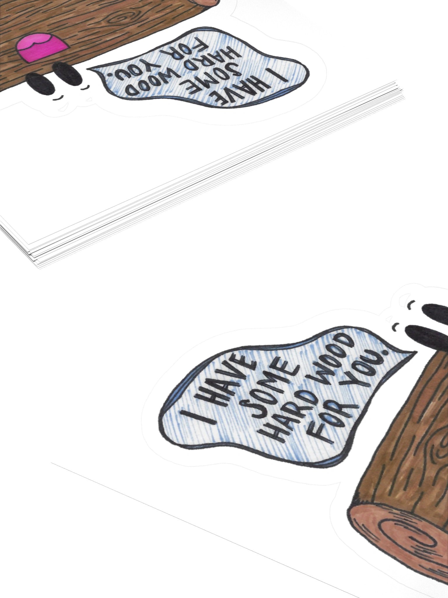 Hard Wood Sticker product image (4)