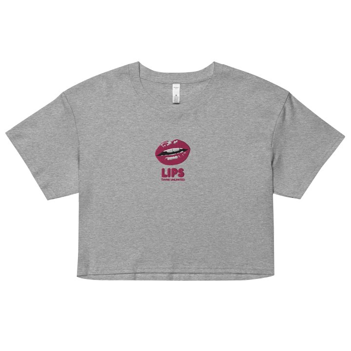 LIPS Graphic Crop Top product image (81)