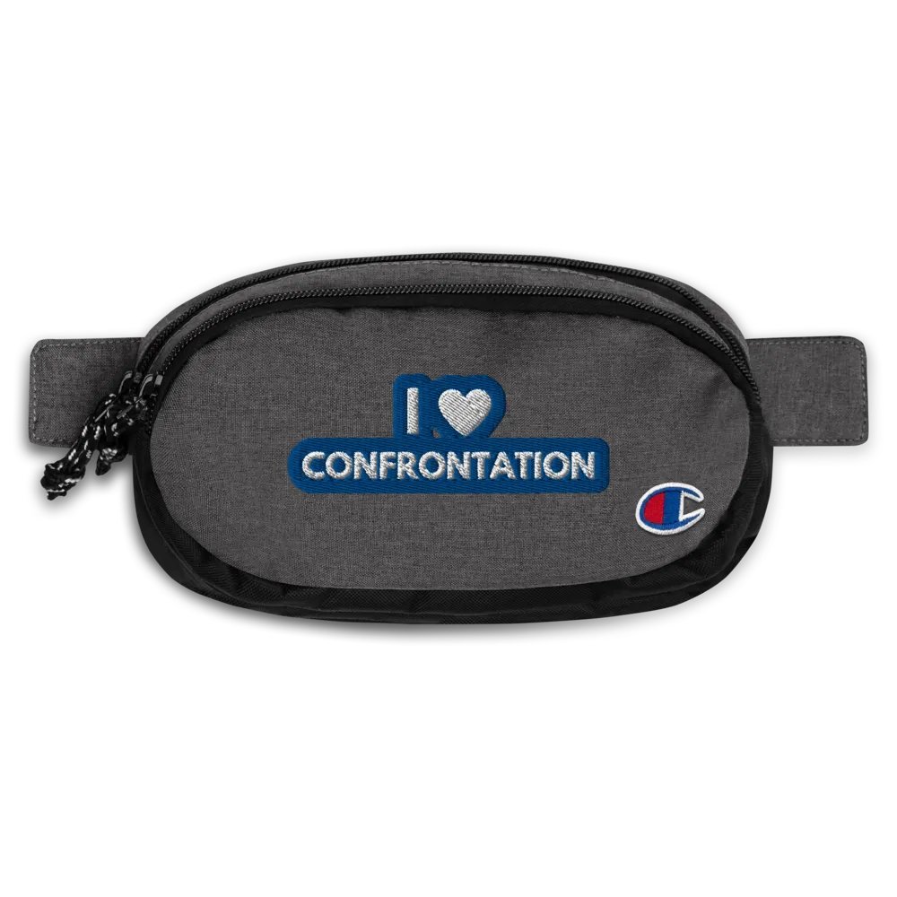 I <3 Confrontation (royal and white) champion fanny pack product image (1)