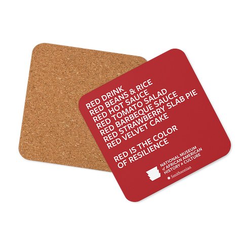 “Red is the Color of Resilience” Coaster product image (1)