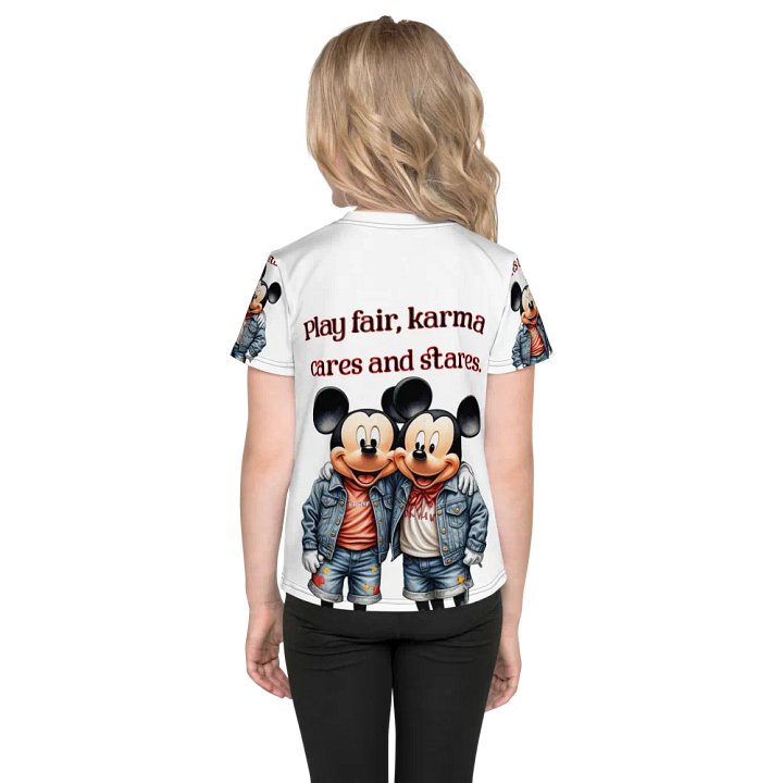 Karma Cares All-Over Print Kids T-Shirt product image (2)