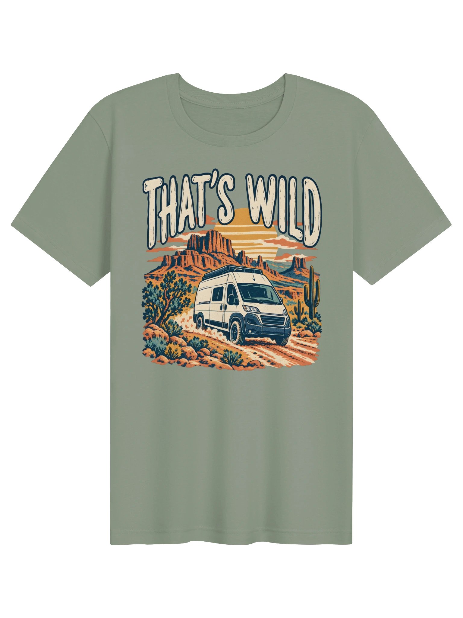 That's Wild Tee | Sage product image (1)