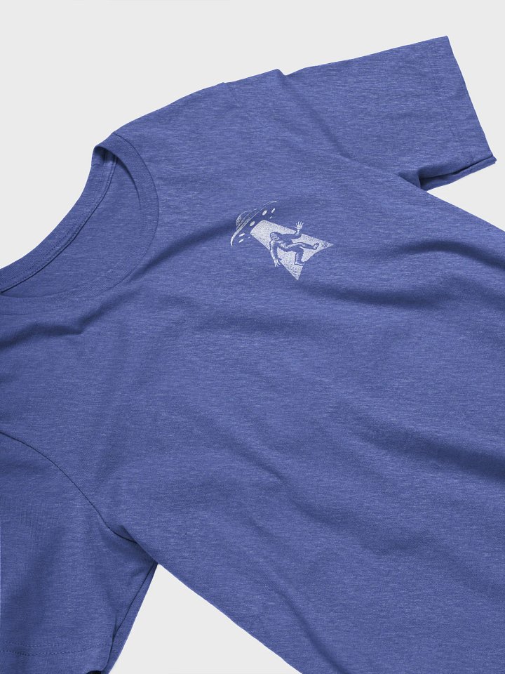 Bigfoot Abduction: Midnight Ufo Beaming up Bigfoot Tee (Version IV Small) product image (2)