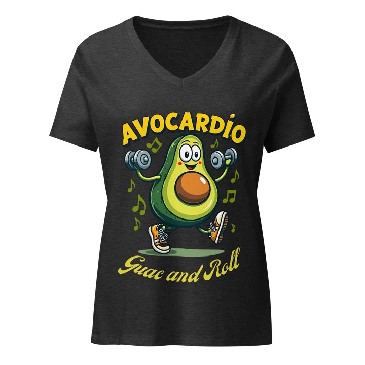 Avocardio Fun Fitness V-Neck Tee product image (3)