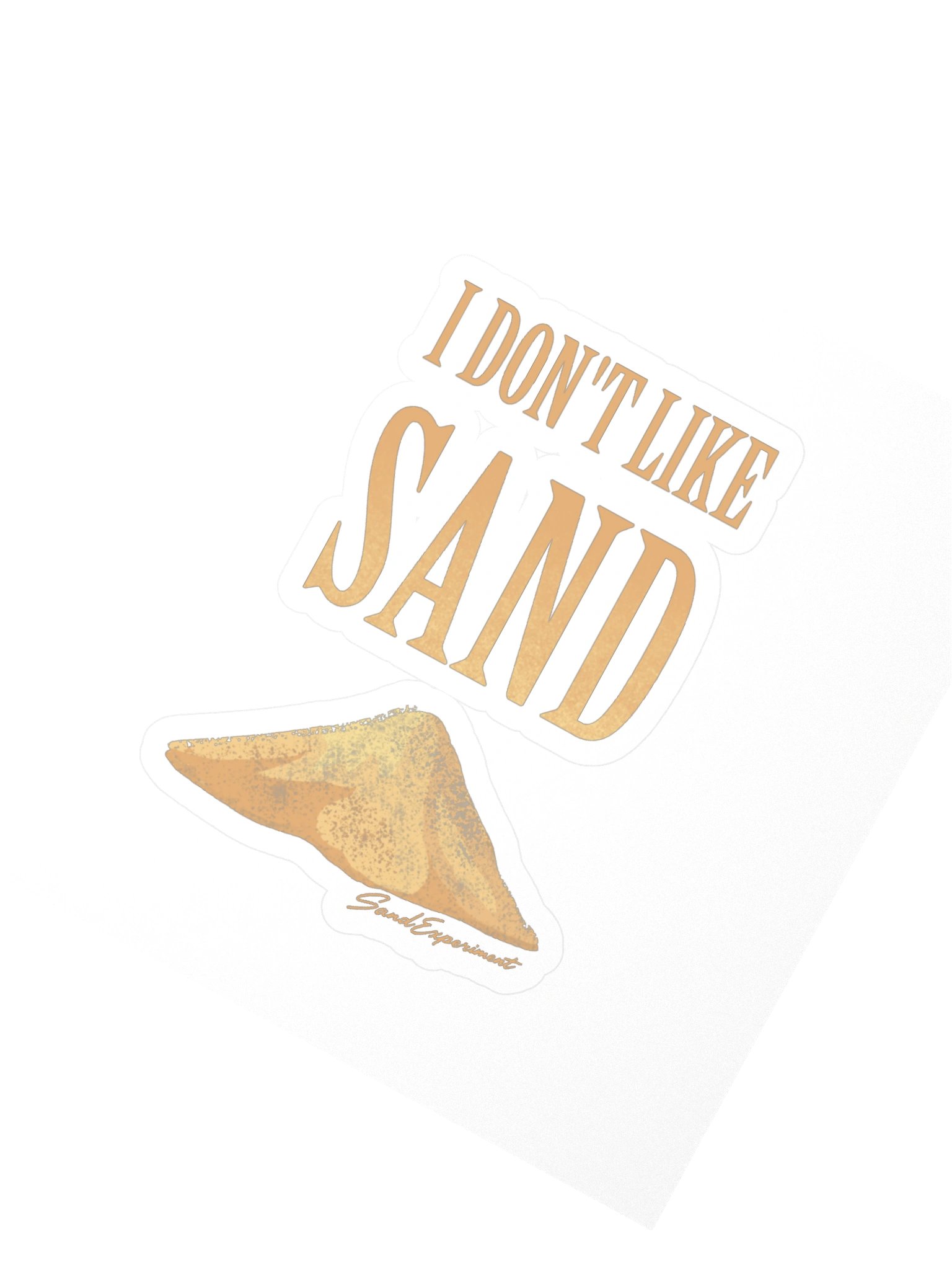 I Don’t Like Sand Sticker product image (2)