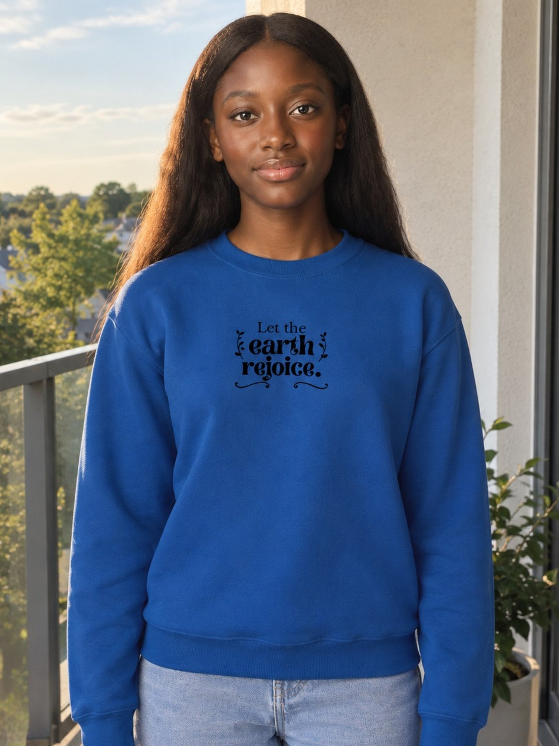 Embroidered Psalm 97 Girls Sweatshirt product image (3)