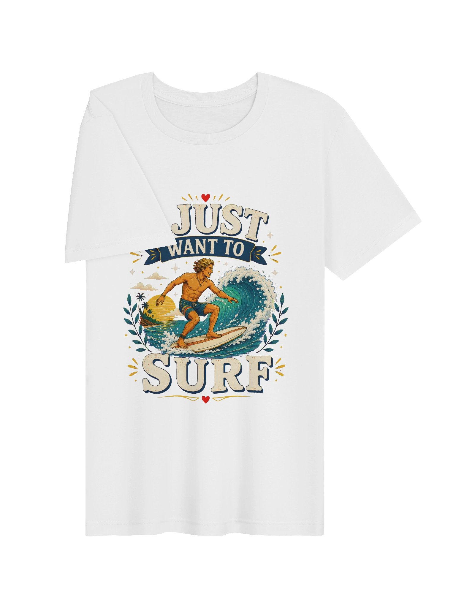I Just Want To Surf Tee product image (25)