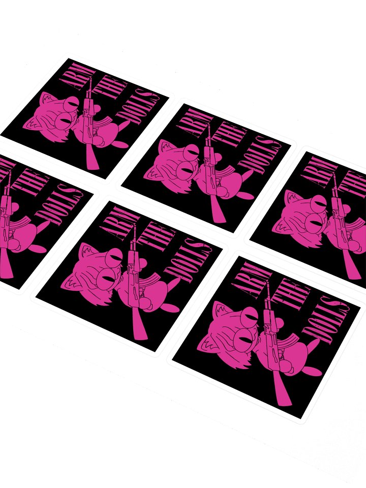 Arm The Dolls sticker sheet product image (2)