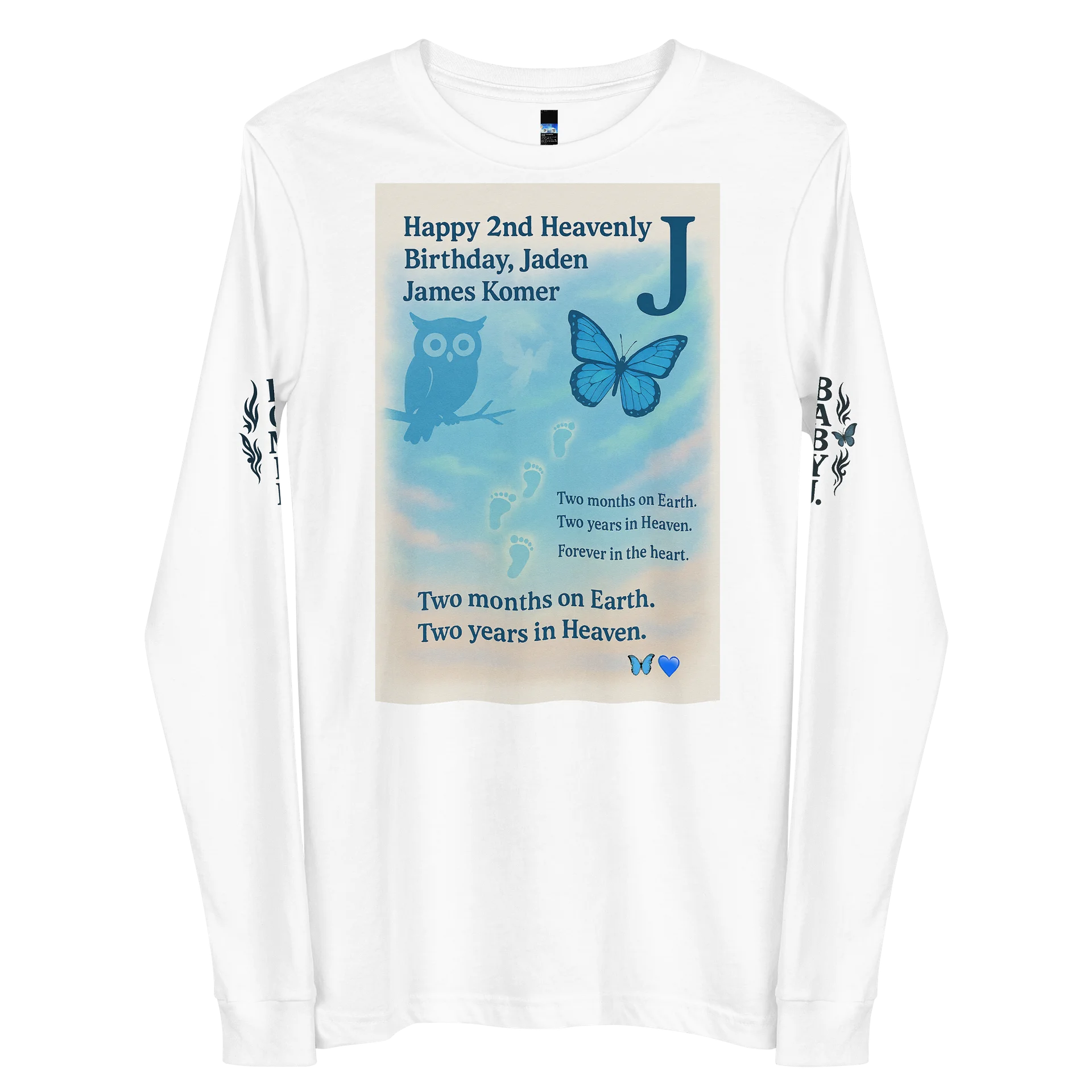 Baby J Heavenly Birthday Tribute Long Sleeve Tee product image (2)