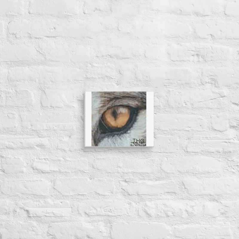 Wolf Eye Digital Drawing Print Canvas product image (10)