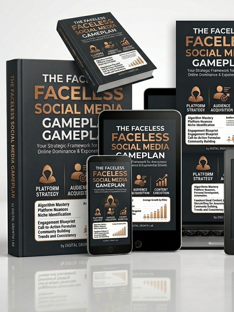 PLR The Faceless Social Media Gameplan | Grow & Monetize Anonymously product image (1)