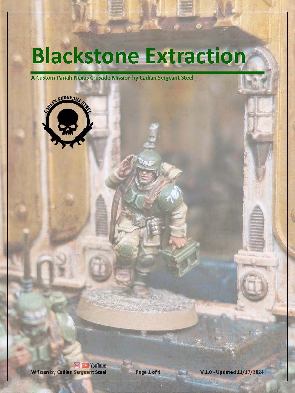 Blackstone Extraction - Custom Pariah Nexus Crusade Mission product image (1)