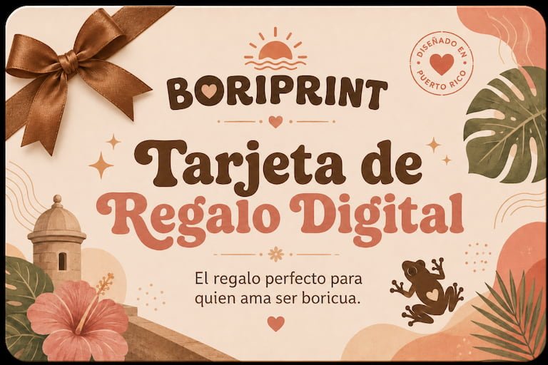 Tarjeta de Regalo Digital Boriprint product image (1)