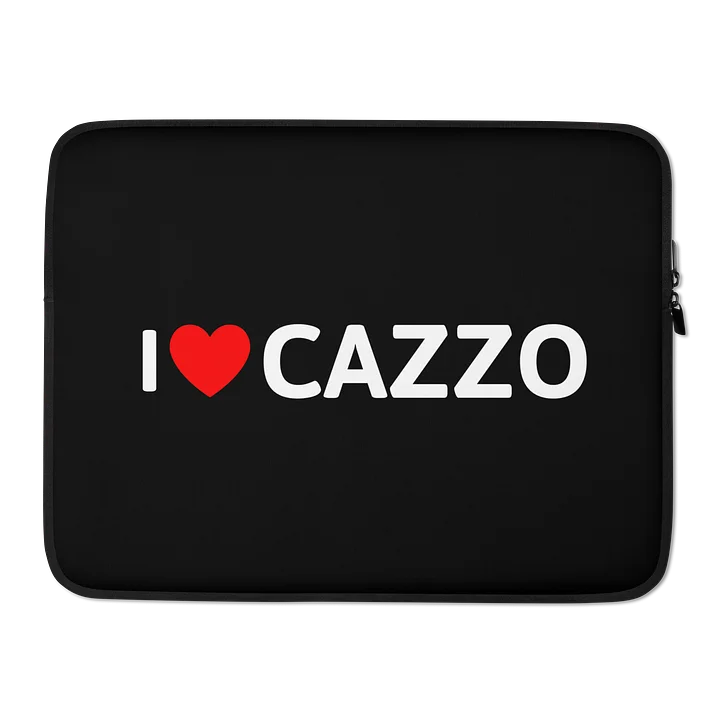 I ♥️ CAZZO laptop case product image (2)
