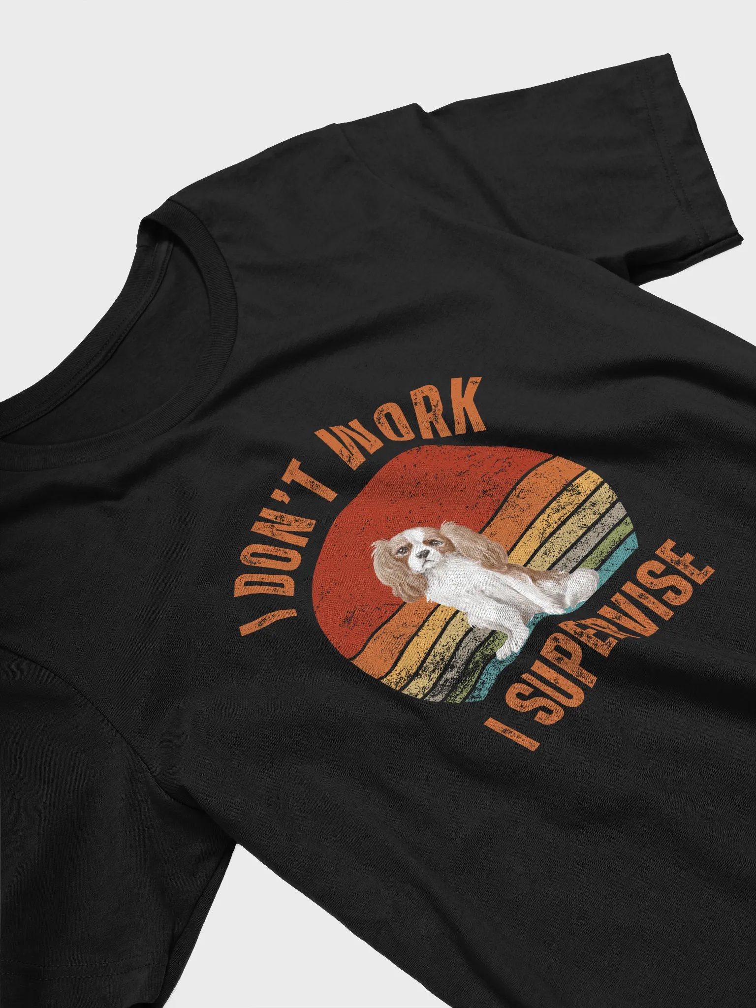 King Charles Spaniel Supervisor T-Shirt product image (2)