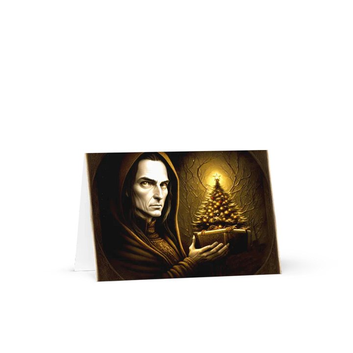 Holding the Tree, Winter Holiday Card product image (1)