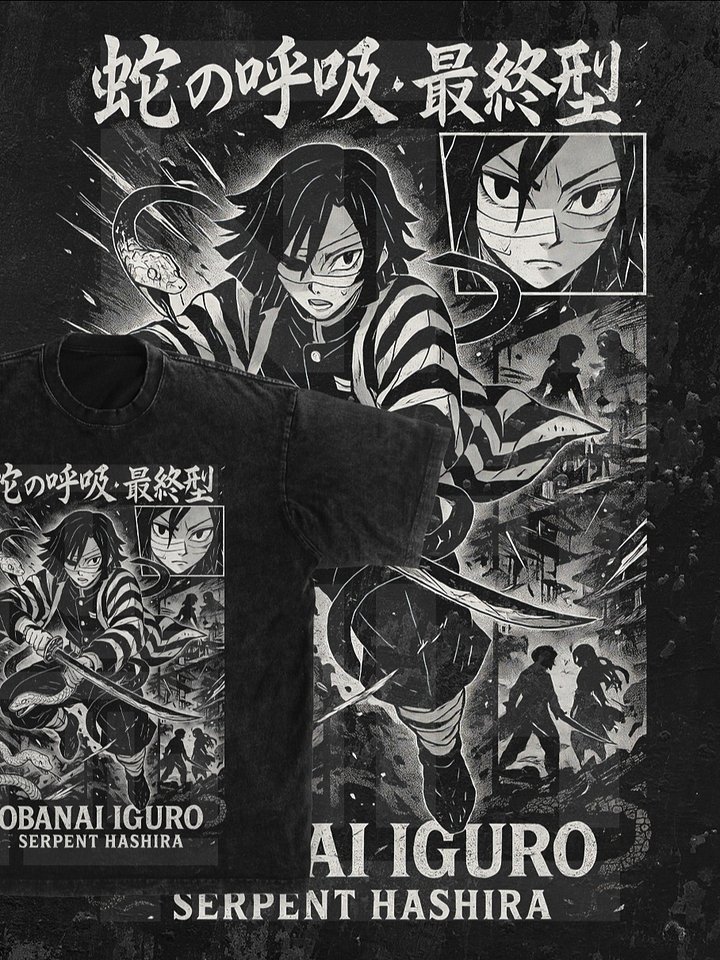 OBANAI IGURO Demon slayer | Kimetsu no Yaiba t-shirt PNG design product image (1)