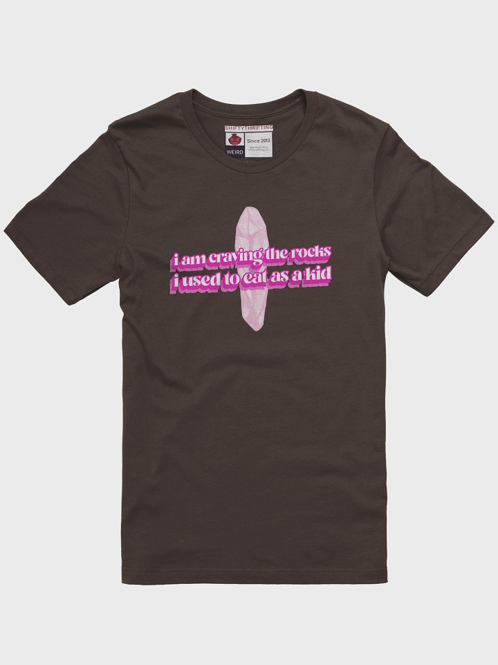 Craving the eating rocks supersoft unisex t-shirt product image (2)