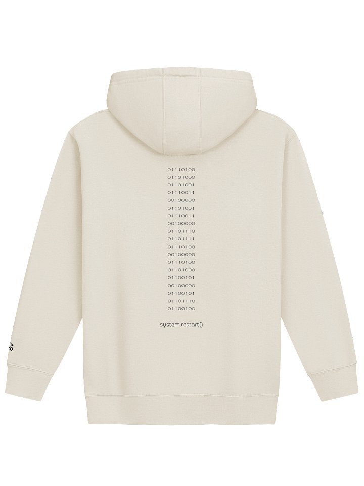 Reset // Premium Hoodie by SOURCE CODE ORIGINAL. product image (2)