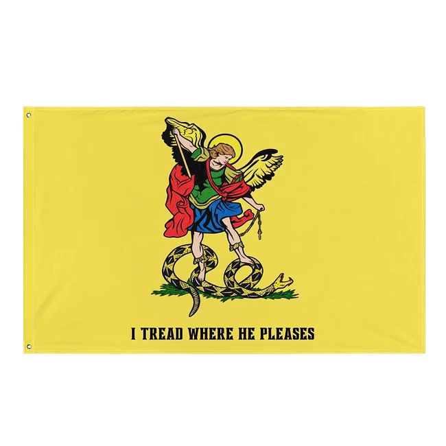 Saint Michael 'I Tread where He pleases' + 'Cast Satan into Hell'