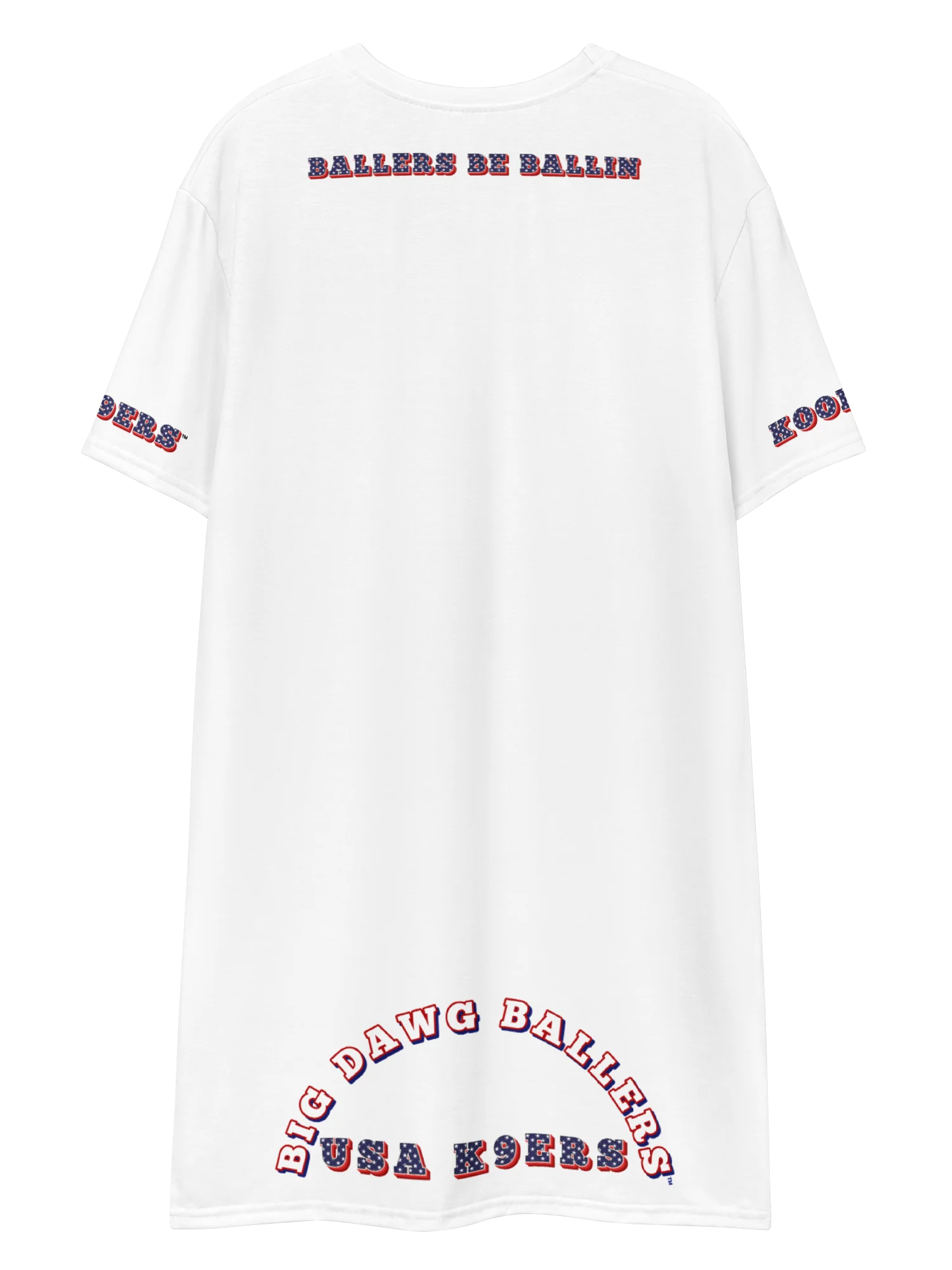 USA K9ERS Doberman Soccer T-shirt Dress product image (4)