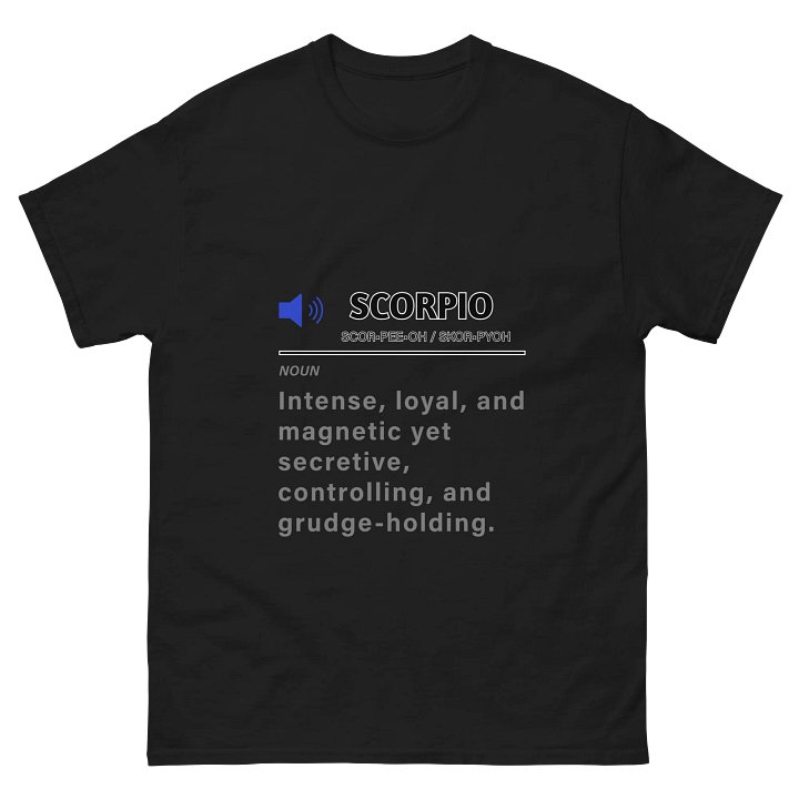 UNISEX ♏️ SCORPIO VIBES TEE product image (2)