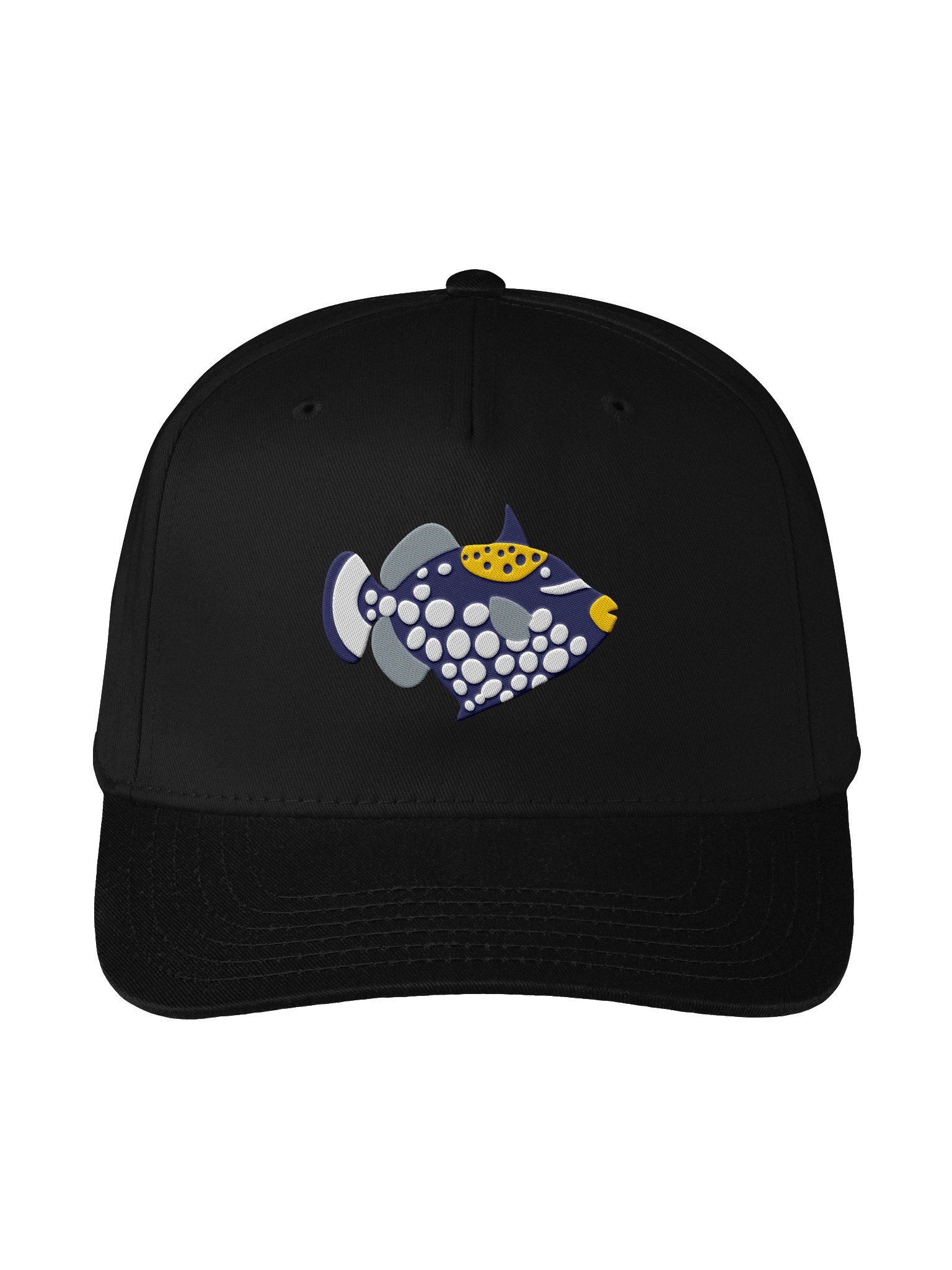 Clown Triggerfish(Version 2) Mid-Profile Baseball Cap (Embroidered) for Reef and Marine Aquarium Lovers product image (1)