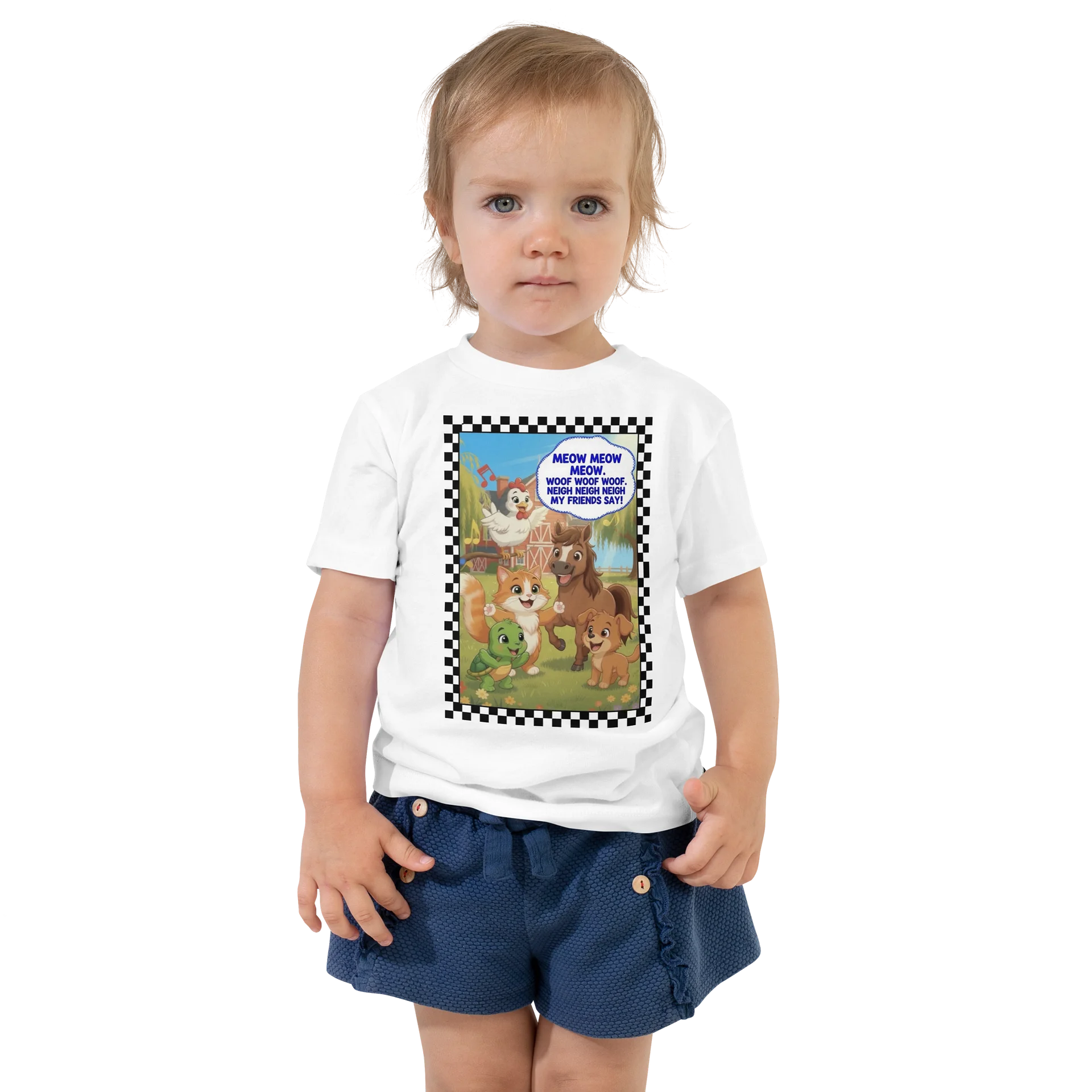 Sing A Rhyme Time Farm Friends Toddler Tee product image (1)