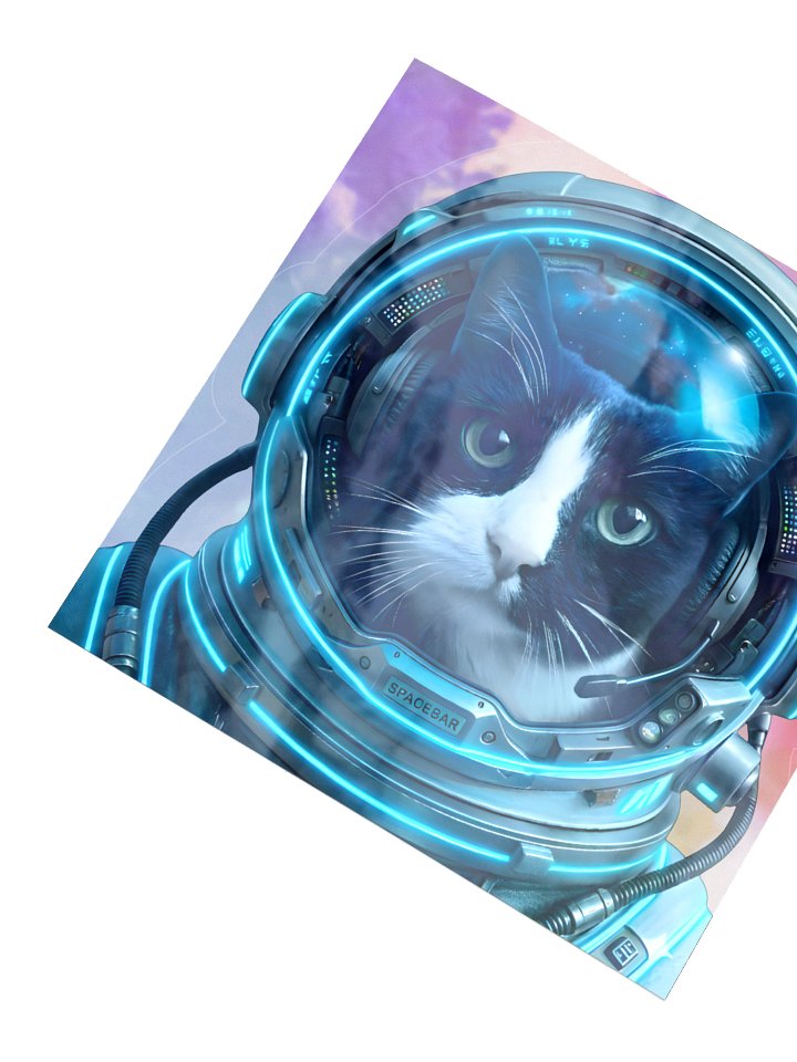 DJ Pepe Astronaut — Kiss-Cut Holographic Sticker Sheet product image (4)