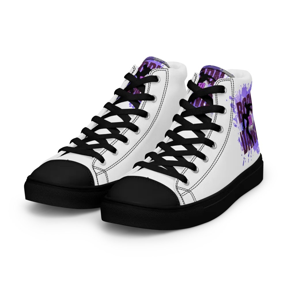 Energetic Born to Dance His Silhouette Men's High Tops product image (6)