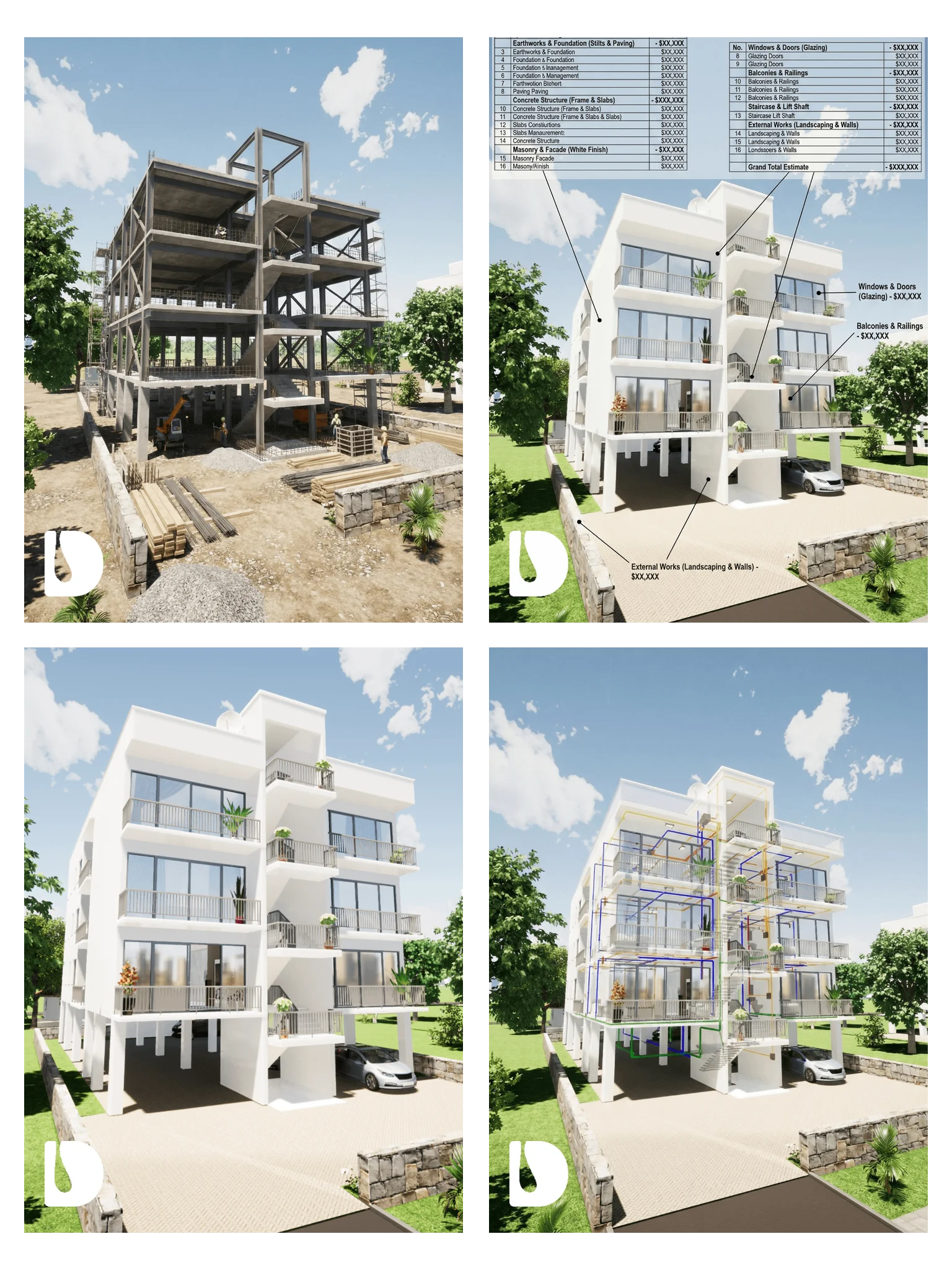 Complete Package Bundle – 3-Storey 6-Unit Apartment Block | DA32301A-DA42301A product image (1)