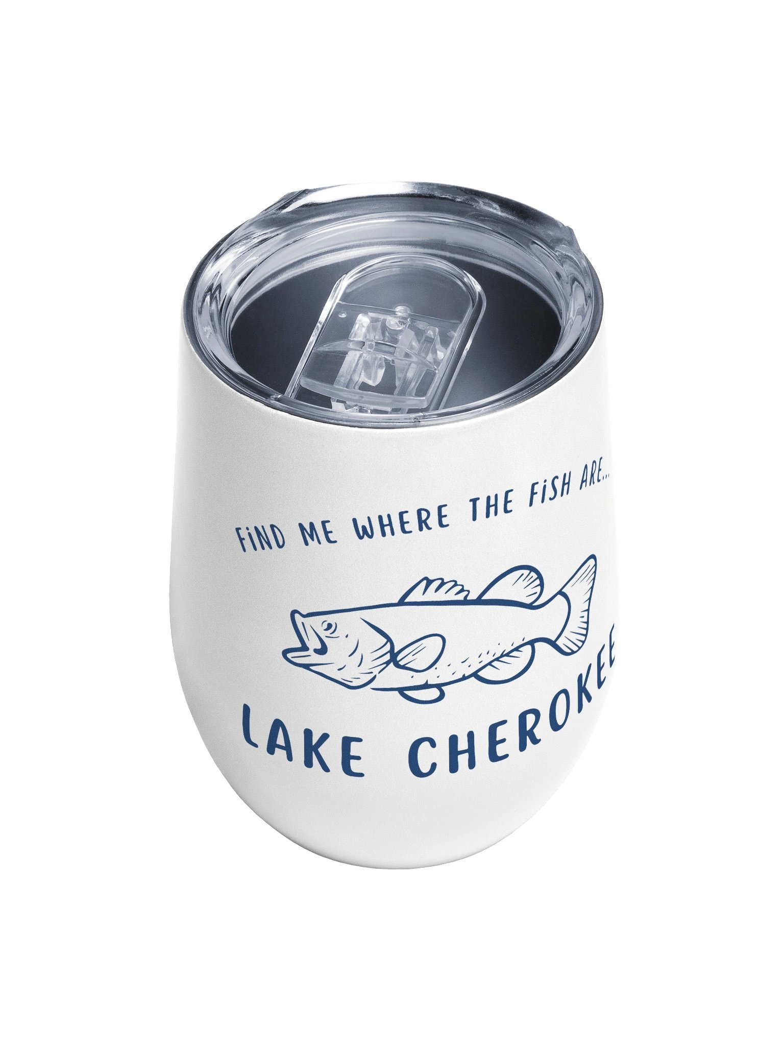 Find Me Where the Fish Are Wine Tumbler product image (4)