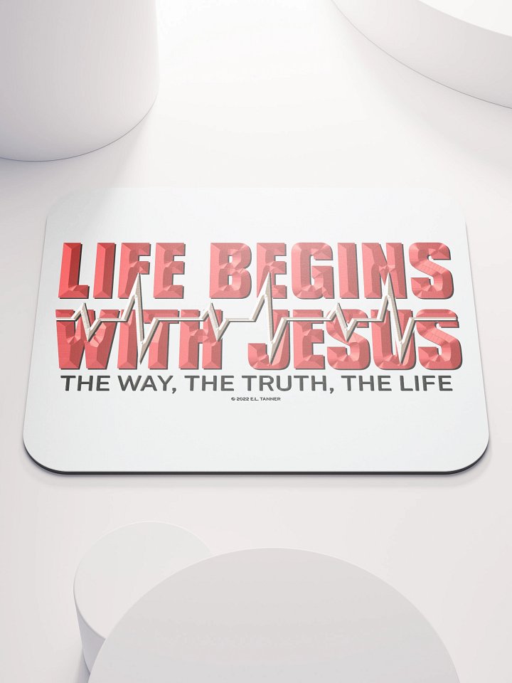 Left Begins with Jesus, Mouse Pad BV product image (1)